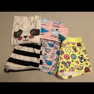 Lot of justice PJs.  2 sets and 1 short. 10/12plus